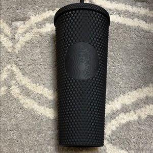 Starbucks black studded tumblr *USED*